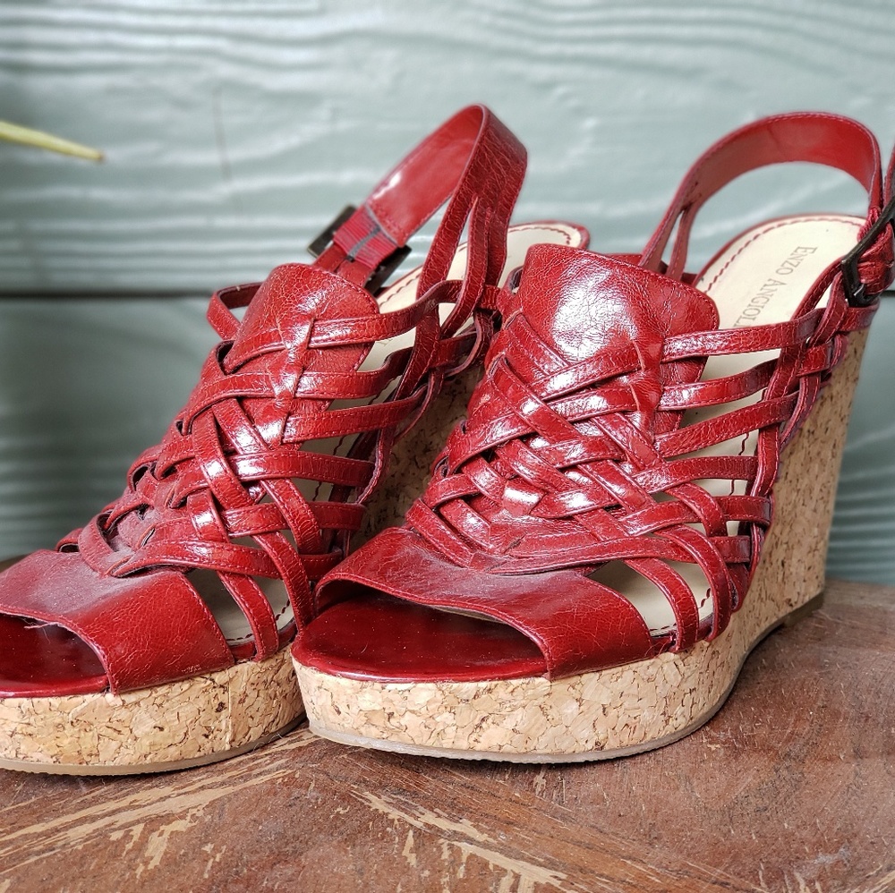 NFS Enzo Angiolini Wedge Sandals
